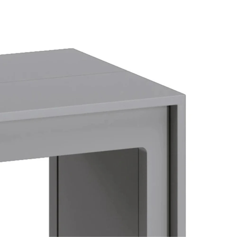 Consolle allungabile salvaspazio grigia Nivara 42,5-302,5x90 cm fino a 12 posti | Duzzle