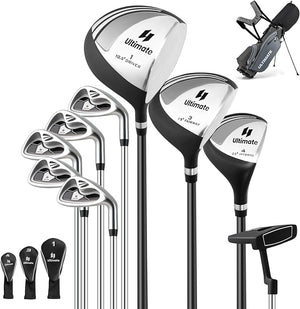 Set da Golf Completo con 9 Mazze, Sacca, Driver 460cc, Set Completo di Mazze da Golf per Uomo
