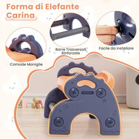 2 in 1 Set Tavolo e Cavalletto per Bambini, Tavolo Multiattività con Sedia e Piano Reversibile, Set Tavolo Attività con 160 Blocchi da Costruzione, 84x58x55 cm