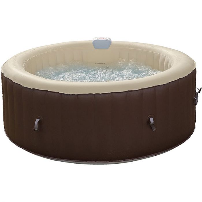 Vasca Spa Idromassaggio Gonfiabile Ispa Con Tappetino E Accessori - 4 Persone