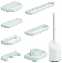 kit accessori da bagno serie linea 9 pz. cod:ferx.vit26236