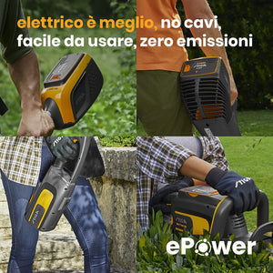 BATTERIA 48V-2Ah E420 IONI AL LITIO RICAMBIO ELETTROUTENSILI BATTERIE STIGA