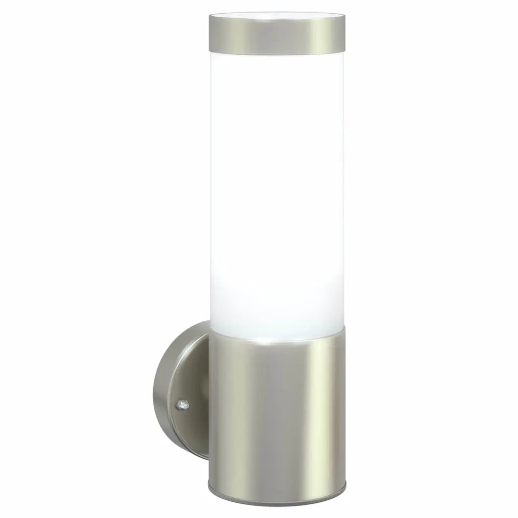 Lampada da Parete Esterna Argento 12 x 8,5 x 27 cm CFW6344088