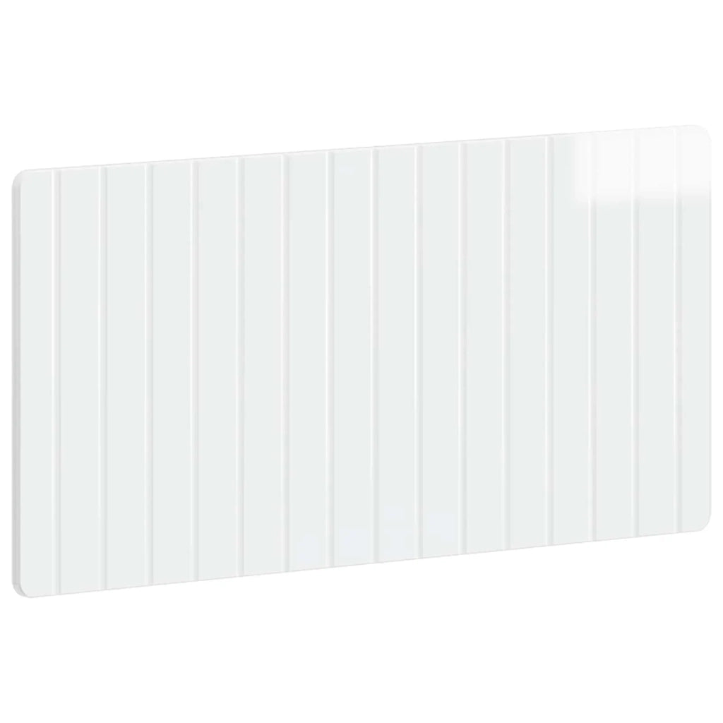 Testiera da Muro ZWOLLE Bianco Lucido Legno ingegnerizzato 896539