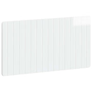 Testiera da Muro ZWOLLE Bianco Lucido Legno ingegnerizzato 896539