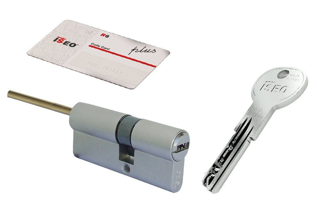 ISEO 82R66D0359C5 CILINDRO R6 PLUS MM. 65(30X35) 5 CHIAVI+CA