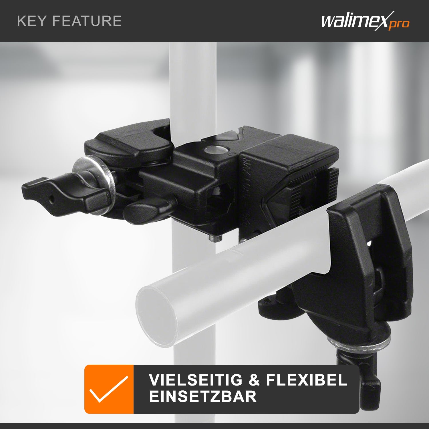 Walimex doppio morsetto super