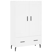 Credenza | Madia | Buffet da pranzo | Armadio da pranzo Bianca 69,5x31x115 cm in Legno Multistrato