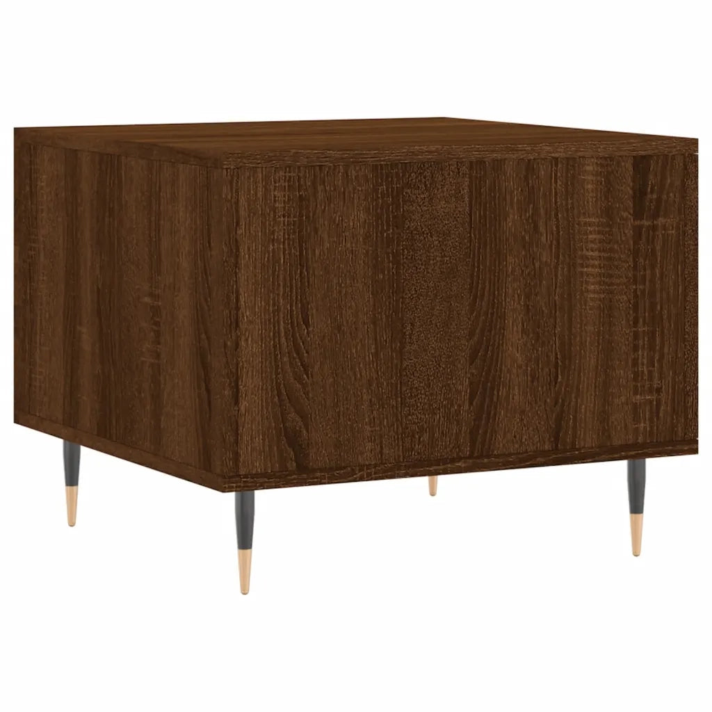 Tavolino da salotto | Tavolino da caff¨¨ | Tavolino da Soggiorno Rovere Marrone 50x50x40cm Legno Multistrato