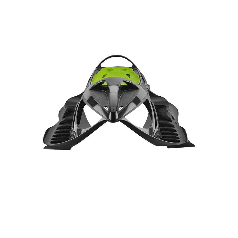 Bob Slittino da Neve 98x45x23 cm 2 Posti Neon Grip Nero/Verde