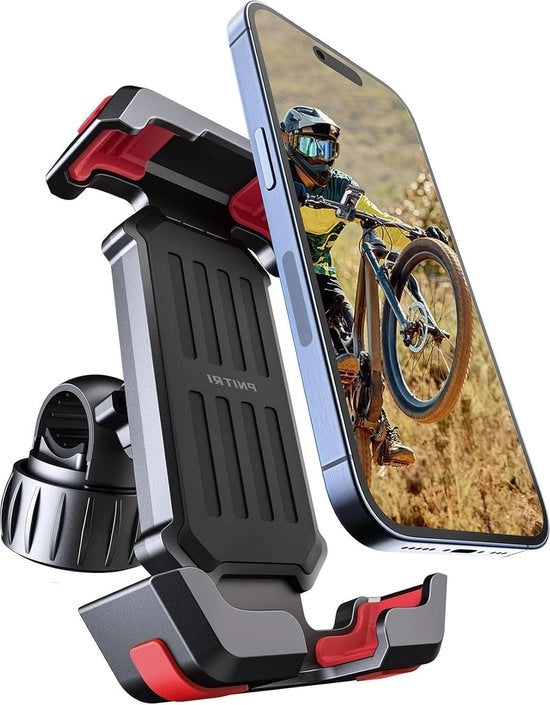 Oggetto di supporto per bicicletta - Oggetto di supporto universale da installare rapidamente con blocco a 1 secondo per smartphone iPhone Samsung da 4-5-7-2 pollici