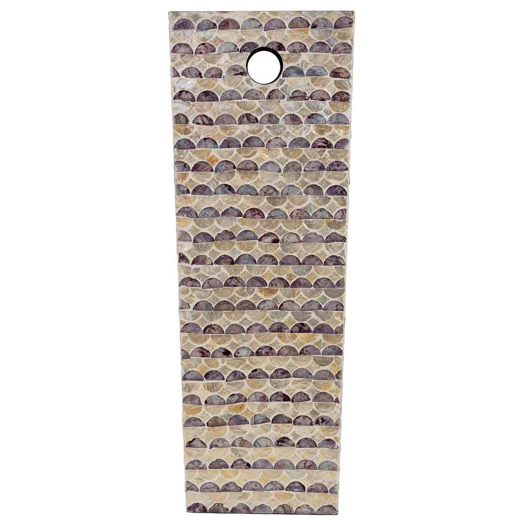 Portaombrelli quadrato in legno e capitello 20x20x57h cm