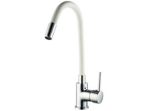 miscelatore lavello a canna alta flessibile col. bianco cod:ferx.vit49822