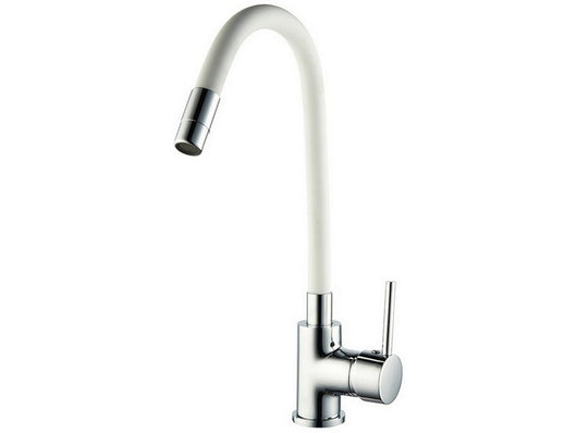 miscelatore lavello a canna alta flessibile col. bianco cod:ferx.vit49822