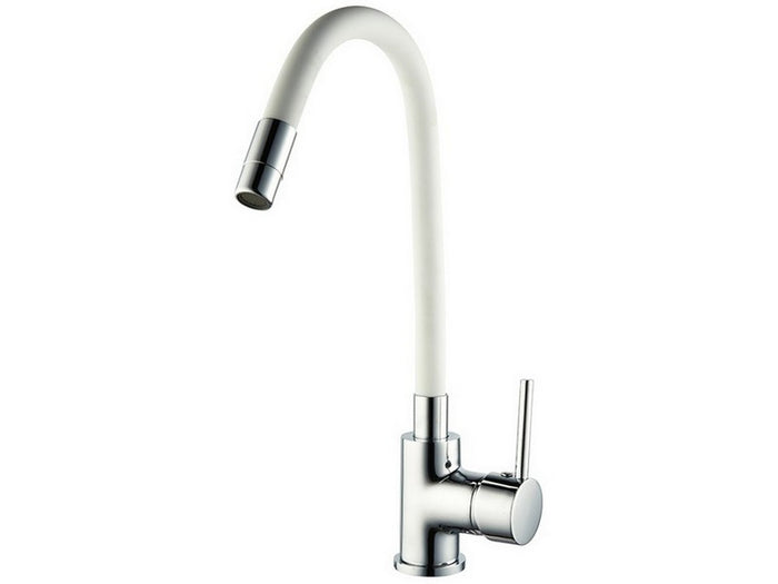 miscelatore lavello a canna alta flessibile col. bianco cod:ferx.vit49822