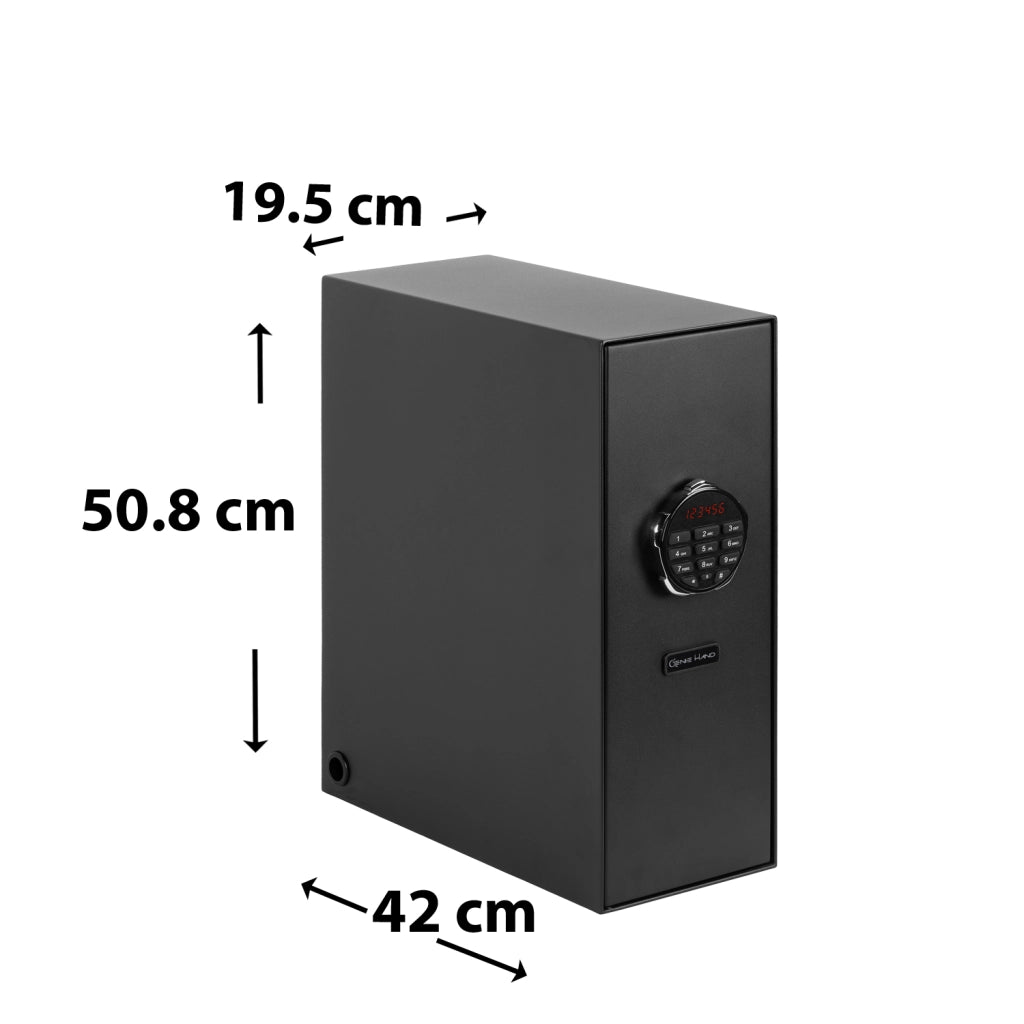 Genie Hand | Cassaforte Elettronica per Hotel con Alloggio PC 17" B-Class Anti Bounce 42x19,5x50,8 cm