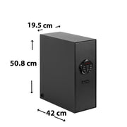 Genie Hand | Cassaforte Elettronica per Hotel con Alloggio PC 17" B-Class Anti Bounce 42x19,5x50,8 cm