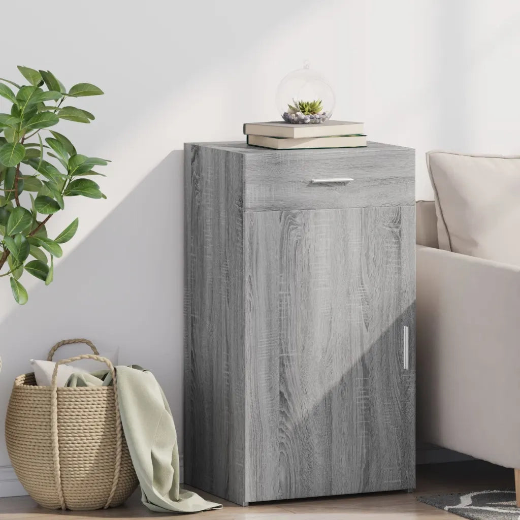 Credenza-Buffet-Armadio da cucina Grigio Sonoma 50x42,5x93 cm in Legno Multistrato 954485