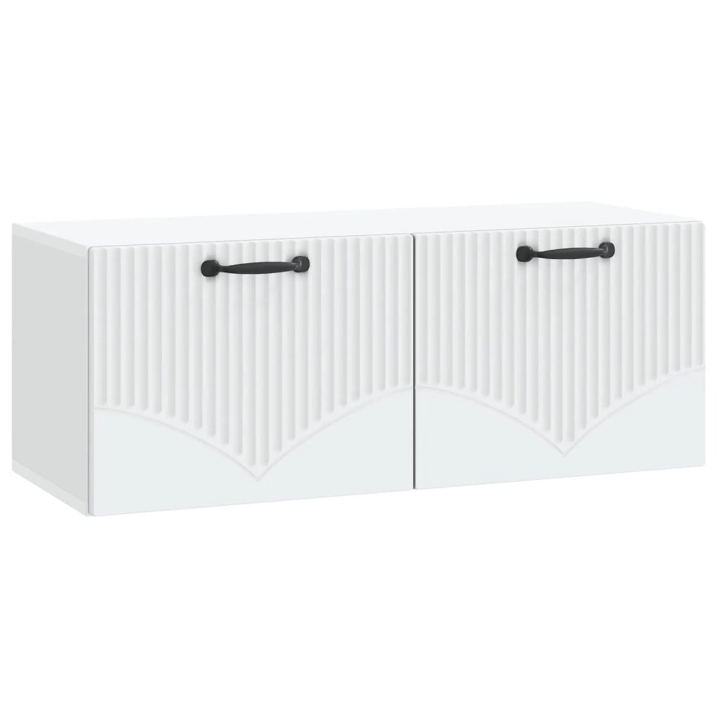 Mobile Porta TV da Muro Bianco 78,5 x 31 x 30 cm 899055