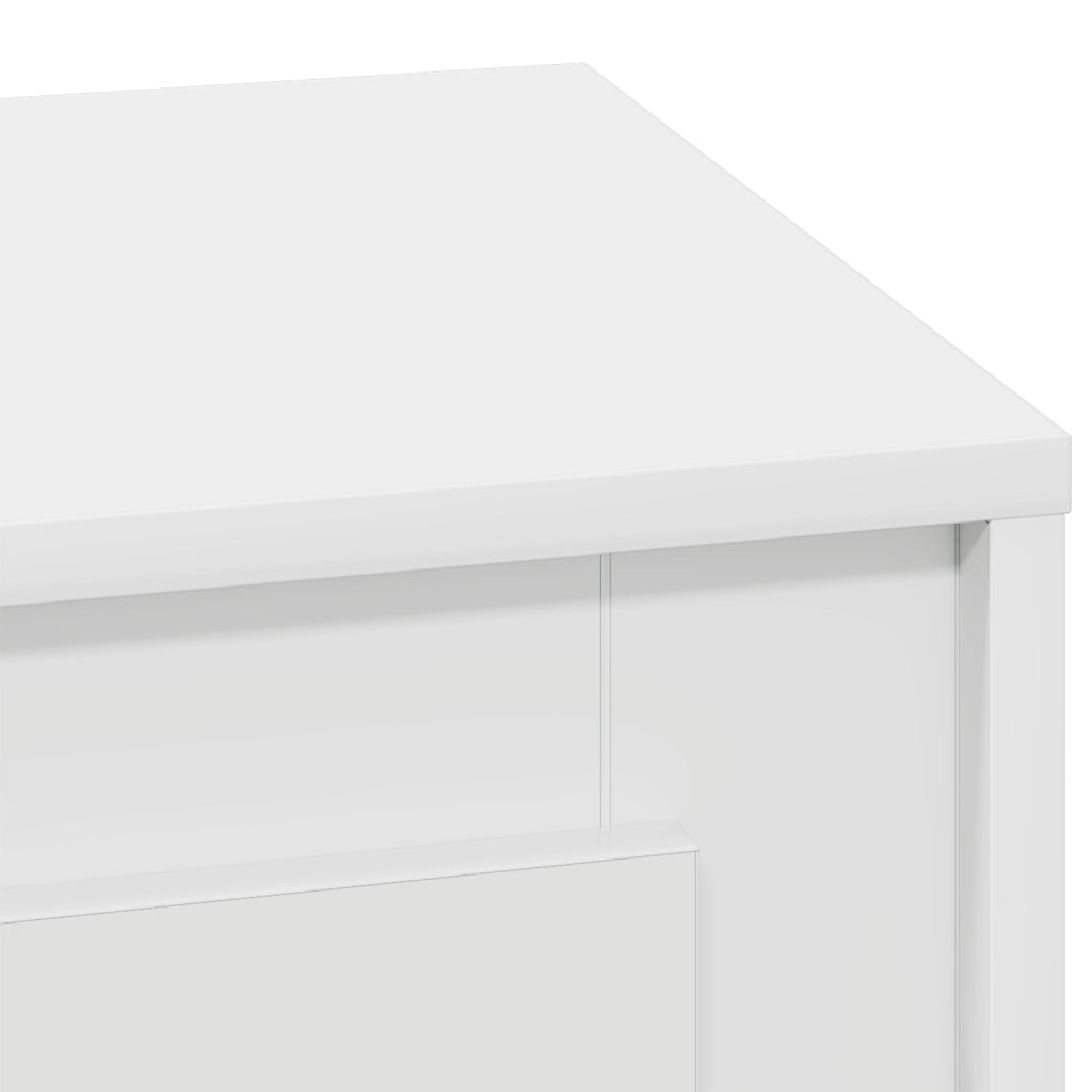 Comodino con LED Bianchi 44x34,5x45 cm