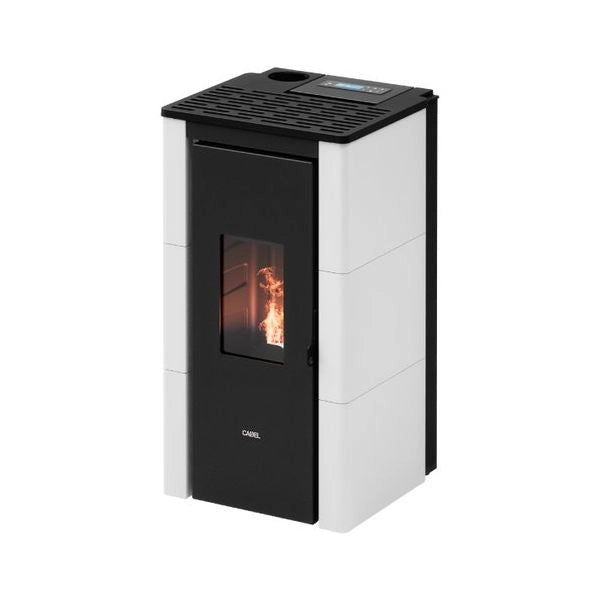 Stufa pellet cadel 7025039 cristal 7 up t2 white