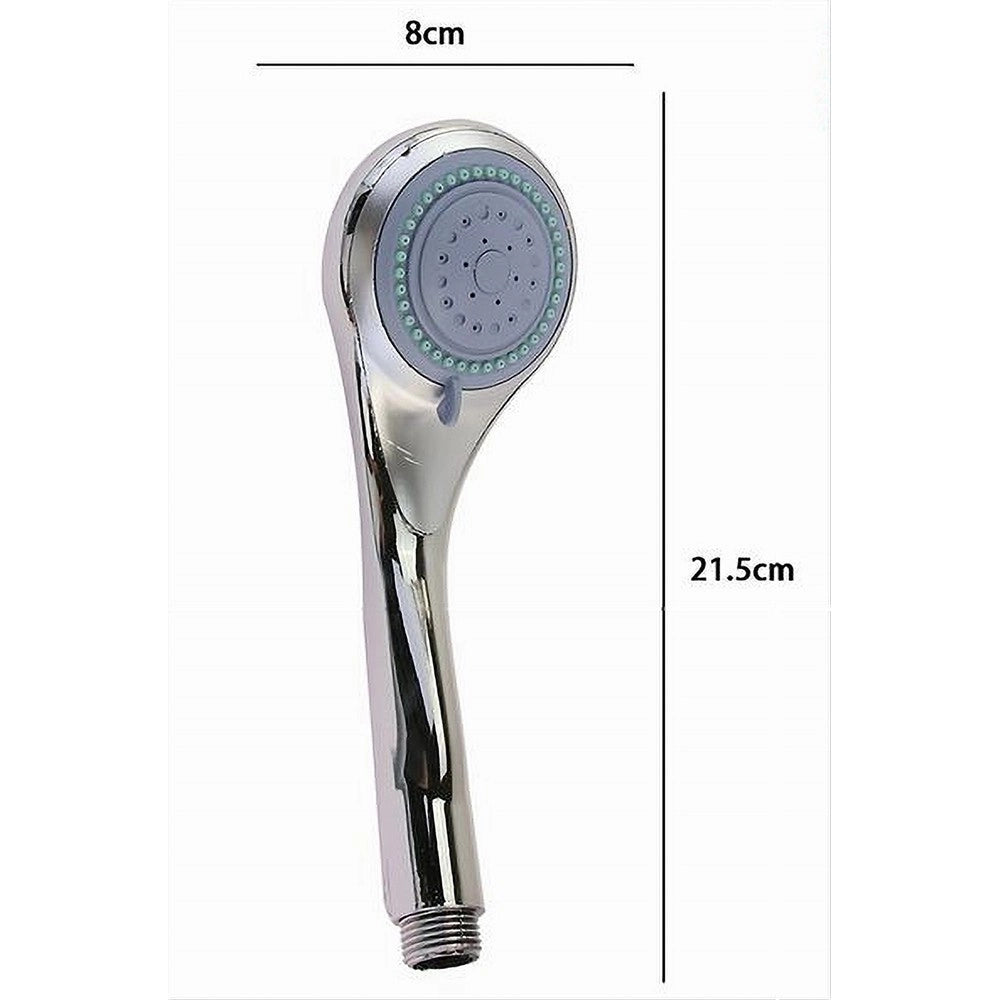 Trade Shop - Doccetta 8x21.5 Cm Doccino Soffione Doccia Bagno Tondo Multigetto Moderno 79974 -