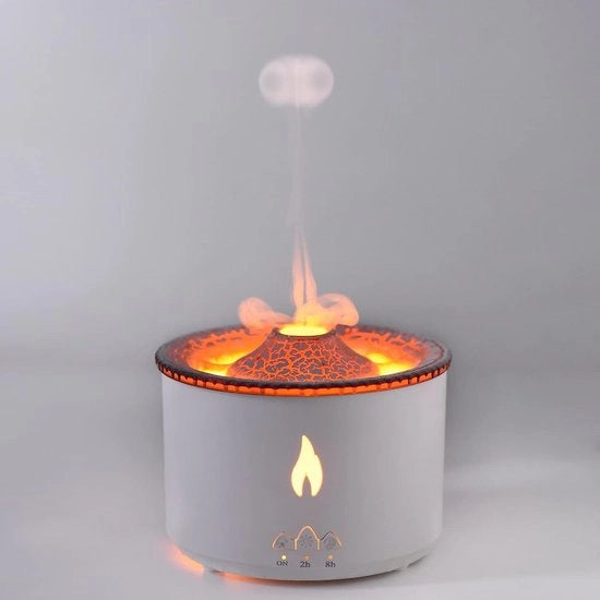 Umidificatore a forma di Vulcano per migliorare la qualità dell'aria e l'atmosfera
