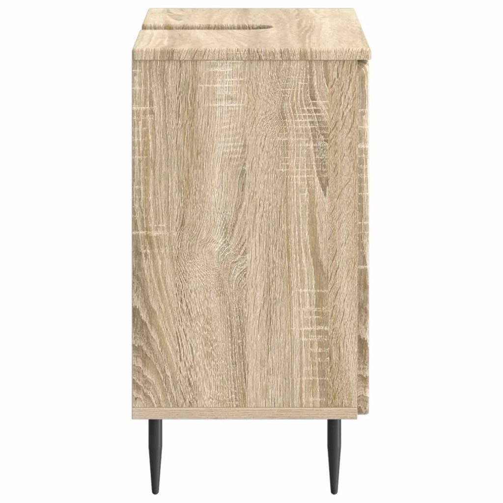 Armadio per Lavabo da Bagno ZWOLLE Rovere Sonoma 896347