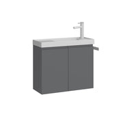 Mobile lavabo "Ferla 60" - 60 x 22 x 50 cm - Grigio opaco