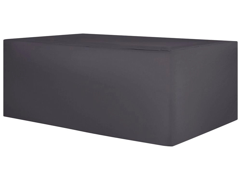 Copertura per mobili da giardino Tessuto rivestito in PVC nero 275 x 230 x 70 cm