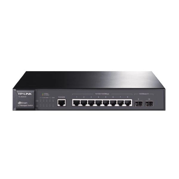 Tp-link jetstream tl-sg3210 switch di rete gestito l2/l3 gigabit ethernet (10/100/1000) 1u nero