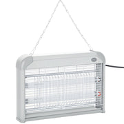 Lampada Antizanzare UV 20W ¨C Xylo ¨C 60m2 Interno Esterno Grigio Bianco