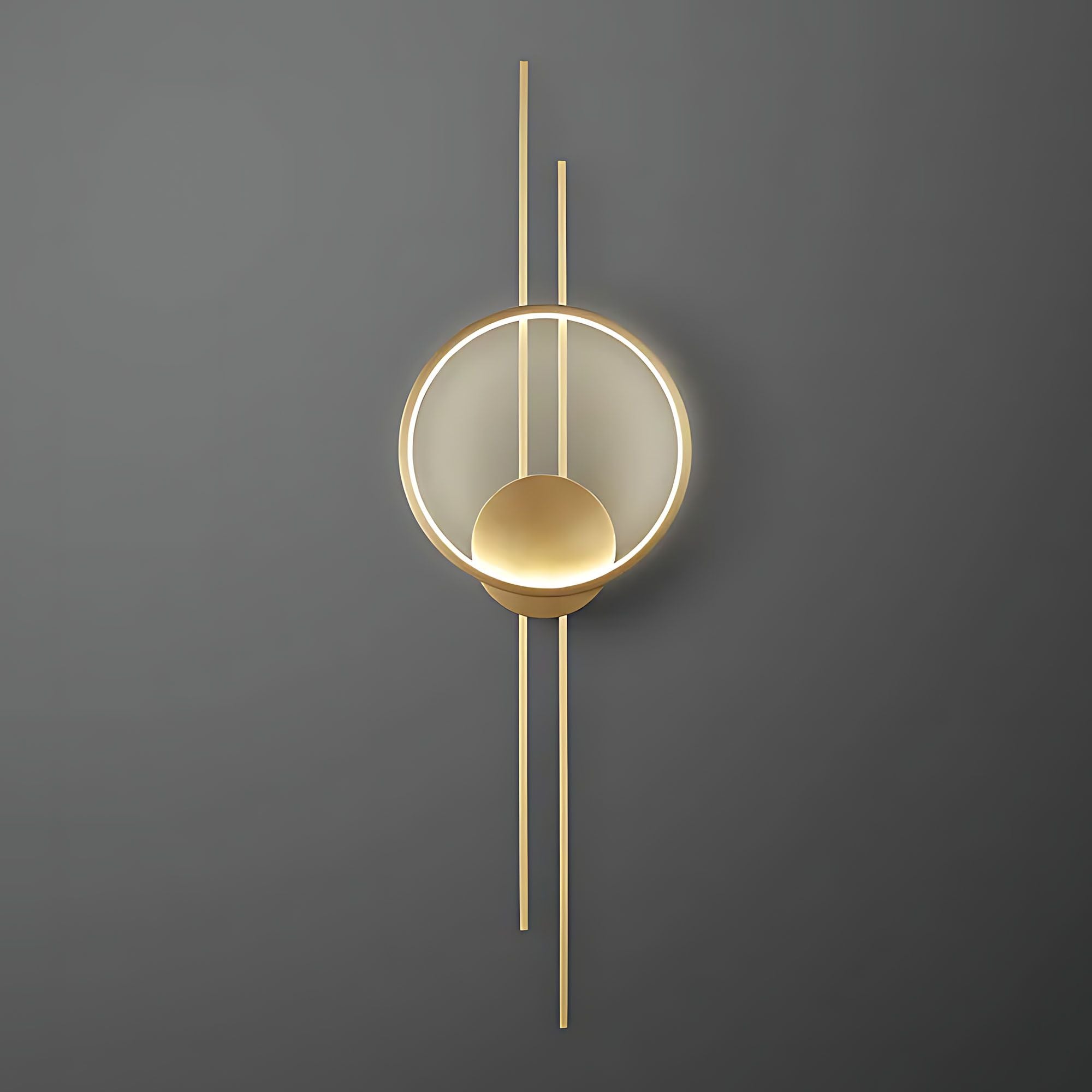 Applique Da Parete Led App1781-w Brush Gold