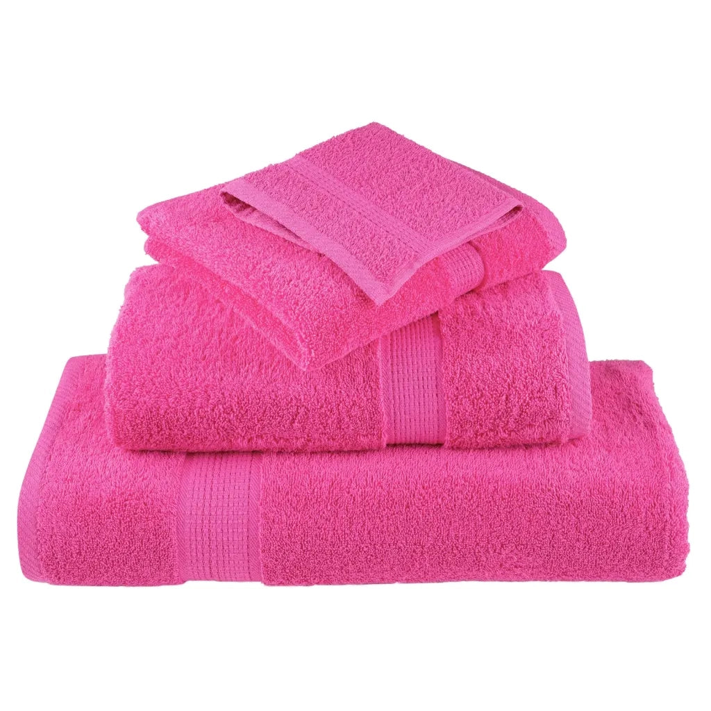 Asciugamani per Sauna SOLUND 2 pz Rosa 80x200 cm 600 g/m² 137530