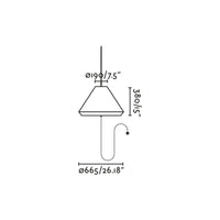 SAIGON OUT C70 Lampada portatile e sospensione verde oliva tappo del foro hole cap