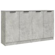Credenze 2 pz | Madia | Buffet da pranzo | Armadio da pranzo Grigio Cemento 60x30x70 cm in Legno Multistrato