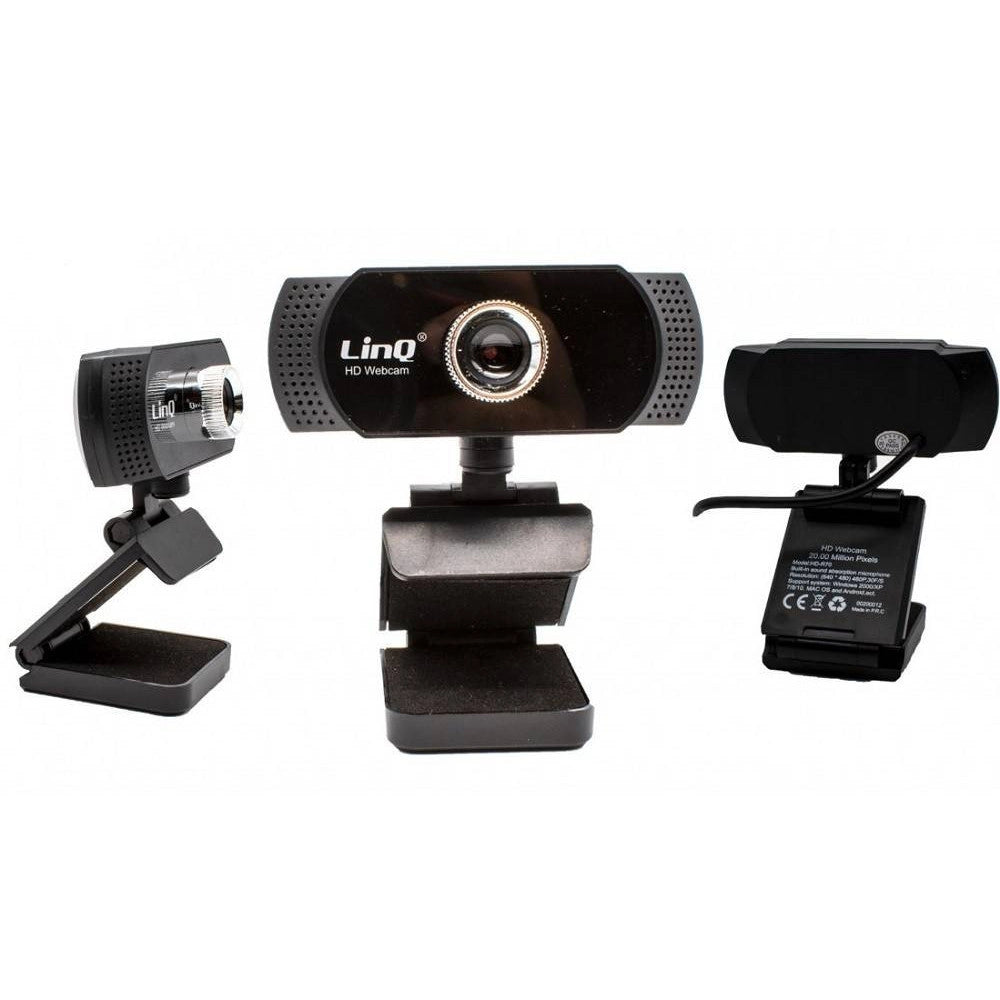 Trade Shop - Webcam Usb Full Hd 1080p 20 Milioni Pixel Con Microfono Per Windows Mac Hd-r70 -