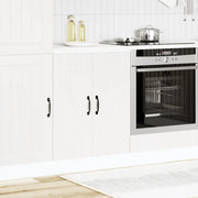 vidaXL Mobile Base Lavello Lucca Bianco in Legno Multistrato