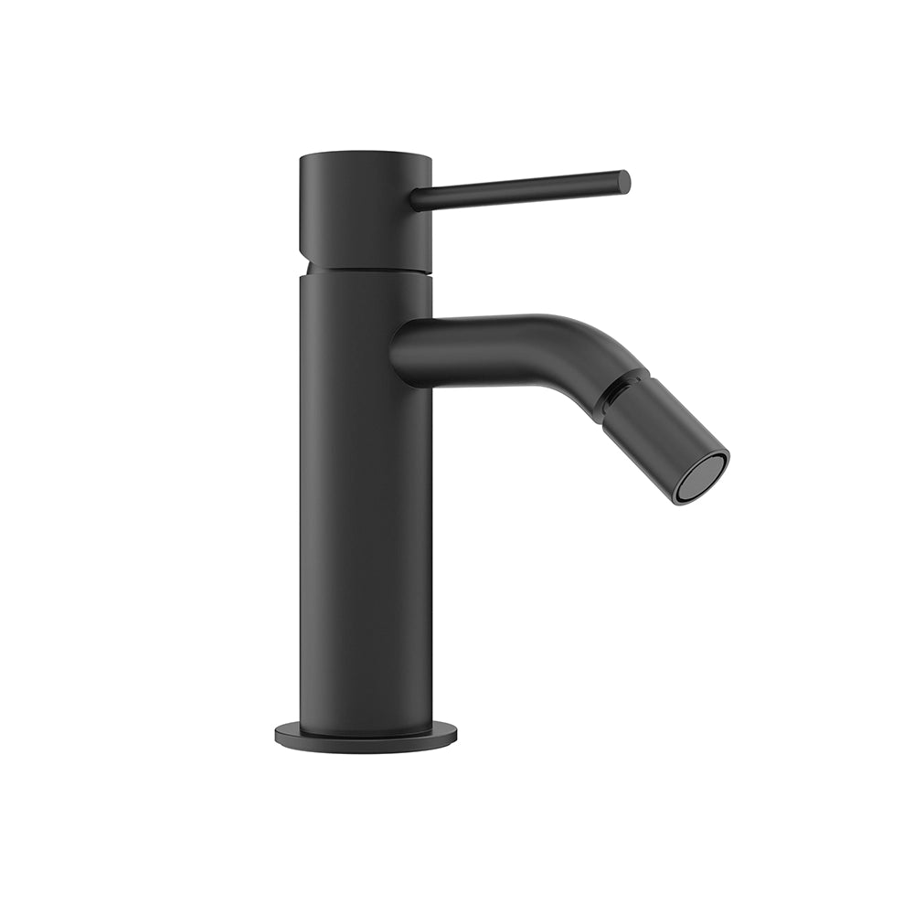 Set miscelatore lavabo e bidet senza scarico nero opaco | Katharine