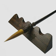 Supporto per pennelli in legno per calligrafia e pittura - Misto di legno con 8 contenitori