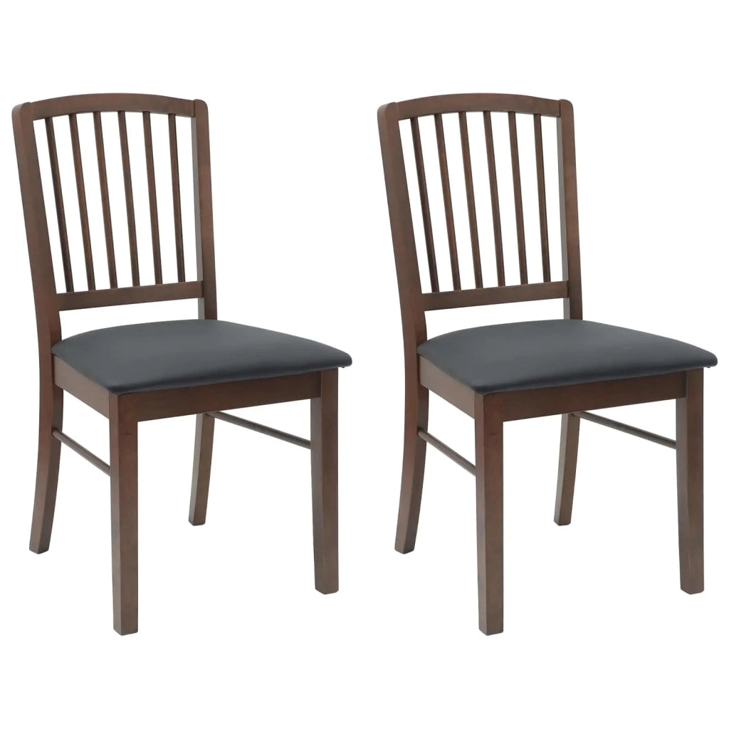 Sedie da pranzo 2 pcs Marrone Chiaro 50 x 52,5 x 91 cm