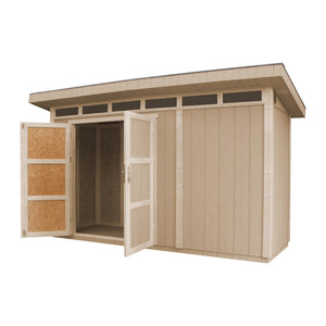 Casetta da Giardino di QUALITÃ€ PREMIUM 4,3mq-L161xW411cm - TIMBELA M902A-REDWOOD RED