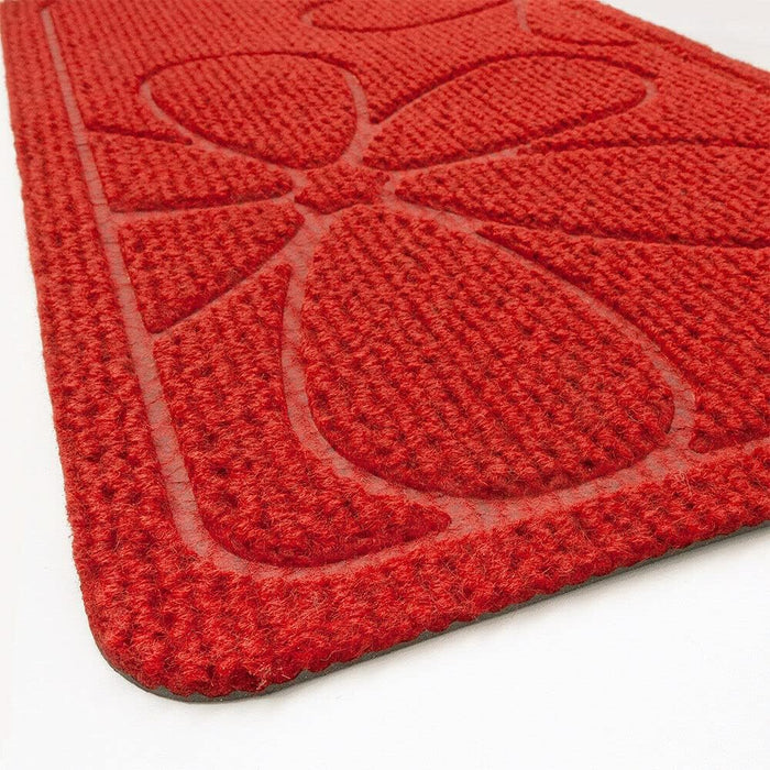 Zerbino Ingresso Assorbente Antiscivolo Asciugapassi Interno Esterno Rosso Made In Italy