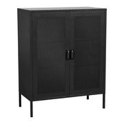 Credenza in metallo nero 102 x 80 x 40 cm 03_0006610