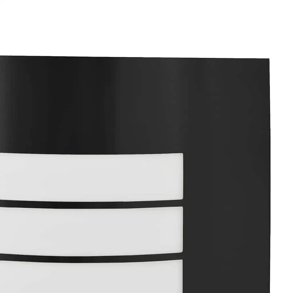 Lampada da Parete Esterna 2 pz Nero 23.5 x 9 x 26 cm CFW9699291