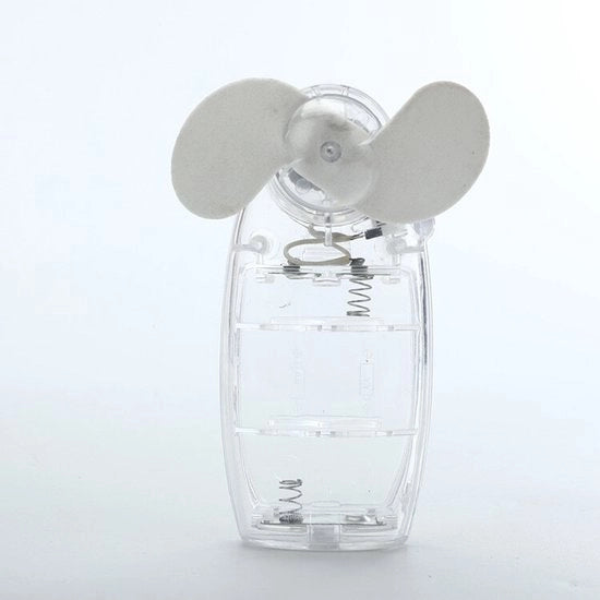 Mini ventilatore portatile con pale blande, vento freddo, batteria portatile, raffreddamento per viaggio - bianco
