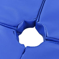 Tappetino per Pole Dance Pieghevole Tappeto per Palo da Danza Antiscivolo, Diametro 150 x 5 cm(Blu)