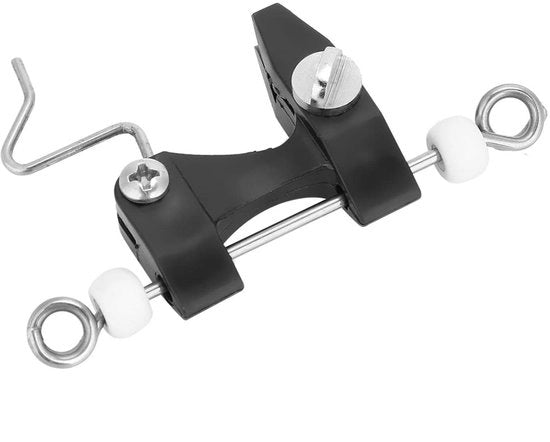 Clip per downrigger resistente all'usura - Flessibile - Leggero - Antifouling - Realizzato in plastica - Dimensioni 8x3,5x1,8cm - Clip per pesca
