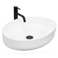 Lavabo Da Appoggio Rea Queen White