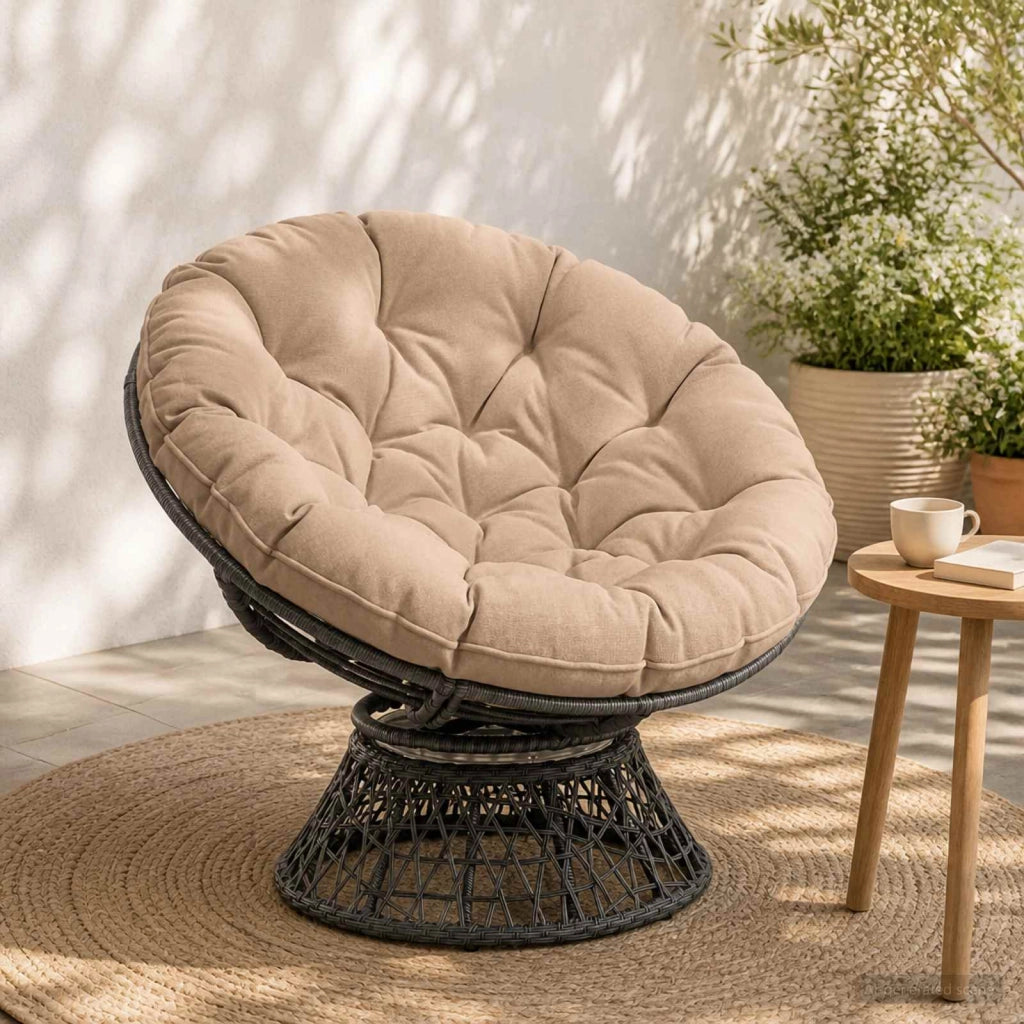 Cuscino per Sedia Appesa VIANEN 100% Poliestere Sabbia 953990
